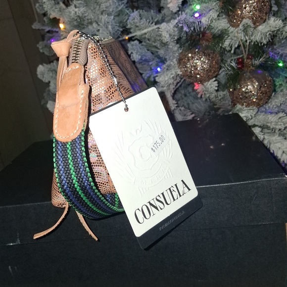 Consuela Iridescent Leopard Print Clutch - Picture 6 of 6